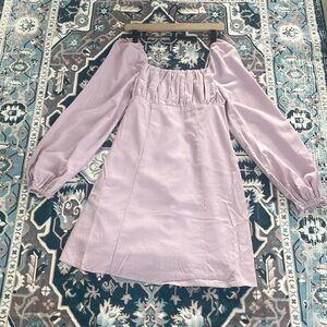 NWT GIANNI BINI LILAC COTTAGE CORE SMOCKED DRESS